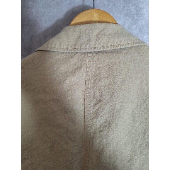 COS Relaxed Fit Linen Blend Utility Jacket Womens Small Chore Barn Career Casual - Picture 10 of 14